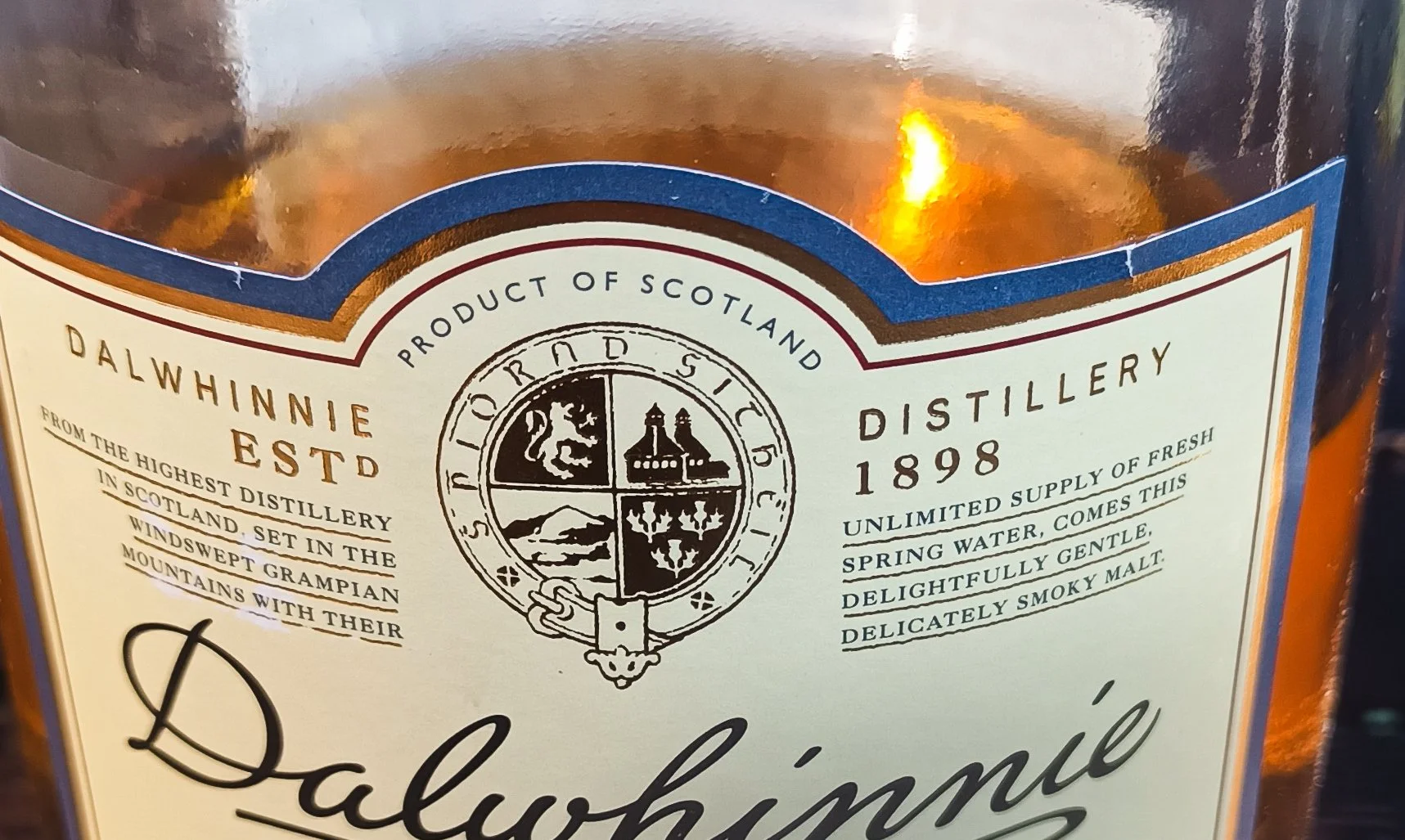 Dalwhinnie 15yo — Dramface